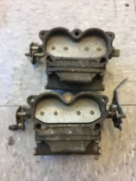 317020 Johnson Vintage Evinrude Carburetor Assembly Pair Free Shipping