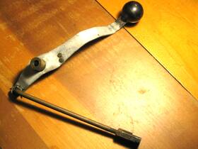 375633 Johnson Vintage 1953 Seahorse 10hp Qd-14 Outboard Shift Lever Knob Linkage