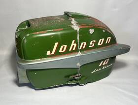 376403 Johnson 1955 Seahorse 10 Hp Qd-16 Outboard Motor Shroud Cowling