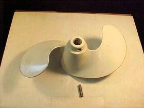376968 Johnson 1959 Outboard Motor Cd-16 Prop Propeller And Shear Pin Nice 5 Hp