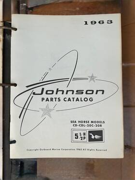 24m-24b Johnson 379269 1963 Parts Manual - Seahorse Model S Qd-qdl