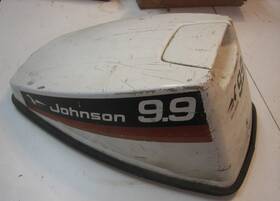 390288 Johnson Seahorse 9.9 Hp Outboard Top Cowling Cover 10r 74g