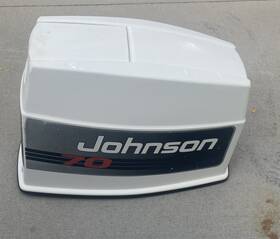 438345 Johnson 435728 70hp 2 Stroke Outboard Top Cowling Cover Hood