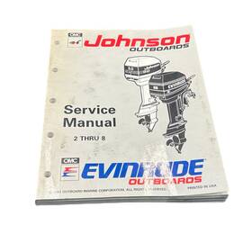 508281 Johnson Evinrude Outboard 2 Thru 8 Service Manual