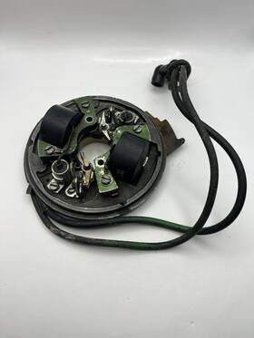 580153 Johnson 1955 Seahorse 10 Hp Qd-16 Outboard Motor Stator Plate Ignition Coil