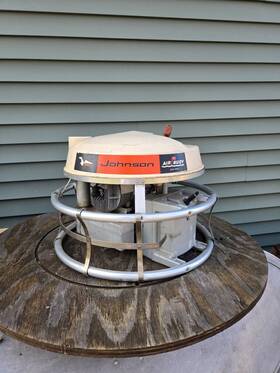 Ah101j Johnson Vintage 1960s Air Buoy Scuba Diving Compressor 2hp
