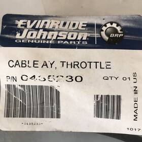 0769321 Johnson Evinrude 0435230 435230 769321 New Oem Throttle Cable Assy