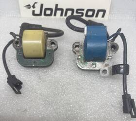 0581130 Johnson Evinrude 2 Omc 25hp Outboard Motor Ignition Coil And Lamination 581130