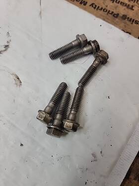 331025 Johnson Evinrude 308744 9.9hp 15hp Lower Unit Mounting Bolts Set Of 6 F6