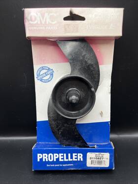 0115827 Johnson Evinrude Omc Oem Propeller 115827 8.75x3.8 8 3/4 X 3.8 2 Blades Nos