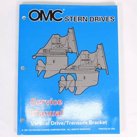 Lss-3017 Johnson Evinrude Omc Oem Stern Drives Service Manual Vertical Drive/transom