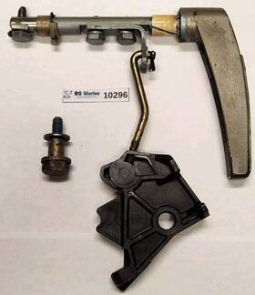 387257 Johnson Evinrude Outboard Motor 9.9 Hp-15 Hp Shift Lever And Hub Link Arm Complete Assembly