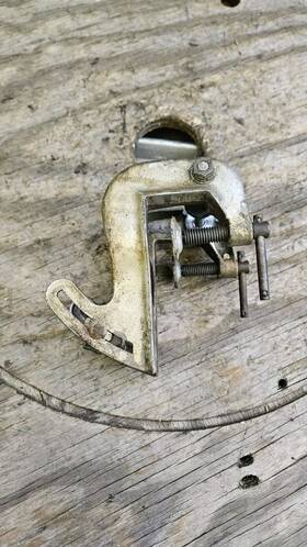 Ha-10 Johnson Vintage 1940 2.5hp Outboard Boat Motor Transom Bracket Assembly