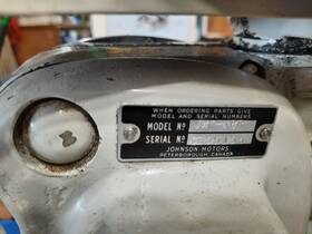 Jw-18r Johnson 1963 Vintage 3hp Outboard Motor