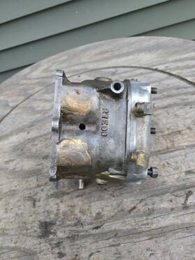 27e96 Johnson Kr-55 Antique 1931-32 Outboard Boat Motor Cylinder Block And Head