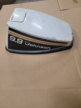 0386090 Johnson Sea-horse 386090 Evinrude Omc 9.9 Hp Seahorse Engine Hood Cowl 1974 #