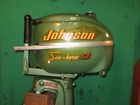Jw-10 Johnson Vintage Antique Hp Outboard Motor