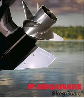 27181 Keelguard Megaware Skegguard Skeg Protector 18 Ga 316 Stainless Steel Force Outboard