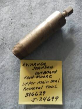 386629 Kent Moore J24699 Evinrude Johnson Outboard Upper Seal Removal Tool Or