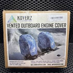 Oec-ya42-2021-sky Koverz Blue Water Outboard Engine Cover Fits Yamaha 4.2l F225-300hp 2010-2020