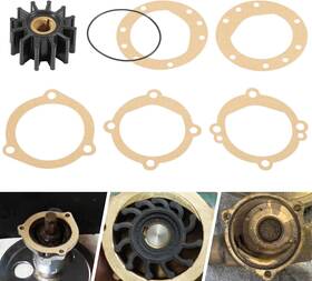 09959k-shw Laikou 09959k 12 Blade Flexible Impeller Kit Replacement For Sherwood
