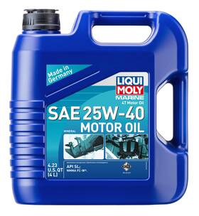 20548 Liqui Moly 4l Marine 4t Motor Oil 25w40 - Case Of 4