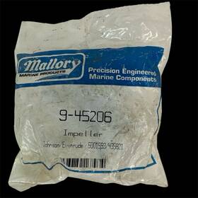 9-45206 Mallory Marine Impeller Kit 9 45206 Replaces 18 3059 Boat