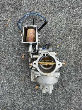 138-784m Mariner 30hp 2 Cyl Outboard Teikei Carburetor W / Electric Choke