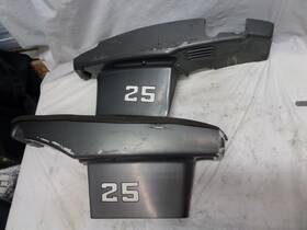 2106-9108a3 Mariner 1985 25xd 25hp Lower Cowls #2 9107a3 9108a3 85982 Mercury Motor Outboard