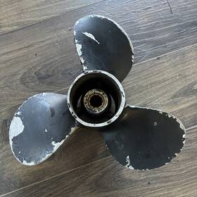 022002 Mercury Yamaha Mariner 28 Hp Michigan Pm40 9 7/8 X 10.5 Propeller Prop 10 Spline
