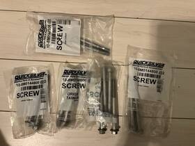 10-8m0144800 Mercury 10-0144800 Quicksilver Screw Set Of 12 Nos Oem Mq34