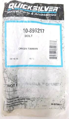 10-896217 Mercury Quicksilver Mercruiser Bolt M14x175 Oem/genuine