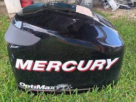 100-898436a01 Mercury 75hp 90hp Outboard Motor Cowling Hood Engine Top Cover Used Crack Bottom