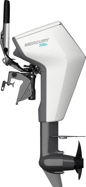 1001e951a Mercury Avator 7.5e Tiller Electric Outboard Motor Kits 25 Inch Shaft