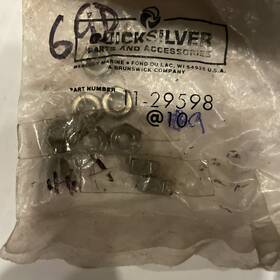 11-295988 Mercury Quicksilver Lot Of 9 #11-29598 Stainless Steel Nut .250-28 R2826 69d