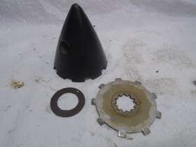 14-25250 Mercury 11-29825 1961 500 50hp Nylon Prop Nut Tab Washer Motor Outboard