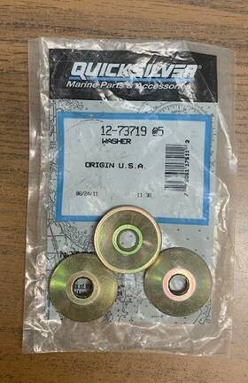 12-73719 Mercury New Oem Quicksilver Washer Lot Of 3