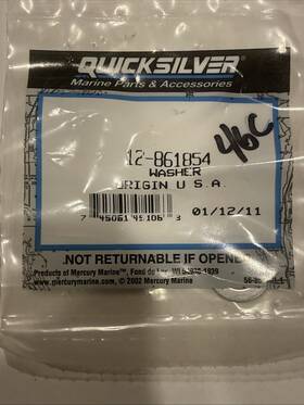 12-861854 Mercury 12- 861854 Mer Bravo Stern Drive Washer 1 Lot Of 8 R1818 46c