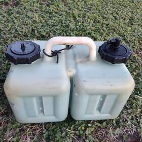 1257-8742a22 Mercury Oil Tank Mariner Outboard 3 Gallon Without Sender