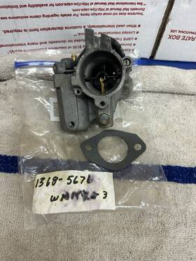 1368-5676 Mercury 1386-5676 Carburetor 1368-5676/wmk26-3 Fits 115hp I6 Used