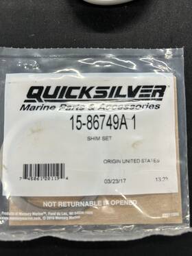 15-86749a1 Mercury Outboard Shim Set