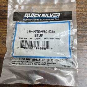 16-8m0034456 Mercury Quicksilver Stud Oem Nos