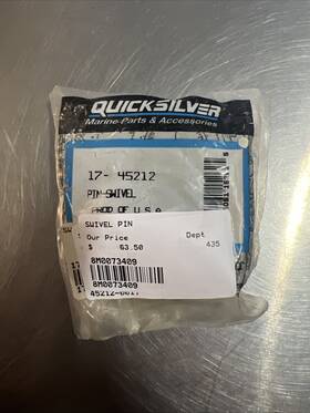 8m0073409 Mercury 17-45212 Nos Oem Swivel Pin