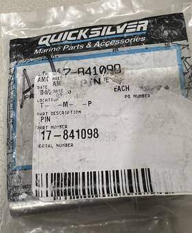 17-841098 Mercury New Oem Quicksilver Pin