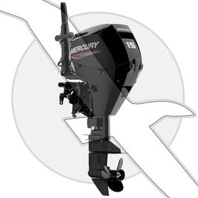 1a15211lk Mercury Marine 15hp Four Stroke Outboard Engine Mlh