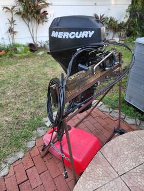 1b726882 Mercury 2008 15 Hp 4 Stroke Outboard Engine With Rigging