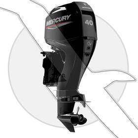 1f40403gz Mercury 40hp 4 Stroke Outboard Engine Ept 15 Inch Short Shaft Demo