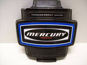 2127-5669a2 Mercury 200 20hp Outboard Thunderbolt Front Cowling Cover 7 1/2 Inch H X 7/8 W