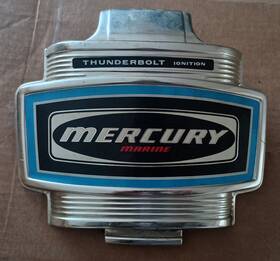 2135-2682a11 Mercury Marine Front Cover Cowl Plate Trim Man Cave Wall Hanger Sign A Shape