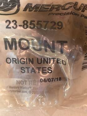 23-855729 Mercury Bushing Alternator Mount Verado R1002